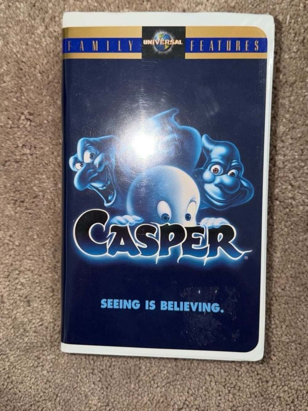 Casper (VHS, 1995) MCA Universal Family Features Clamshell Edition